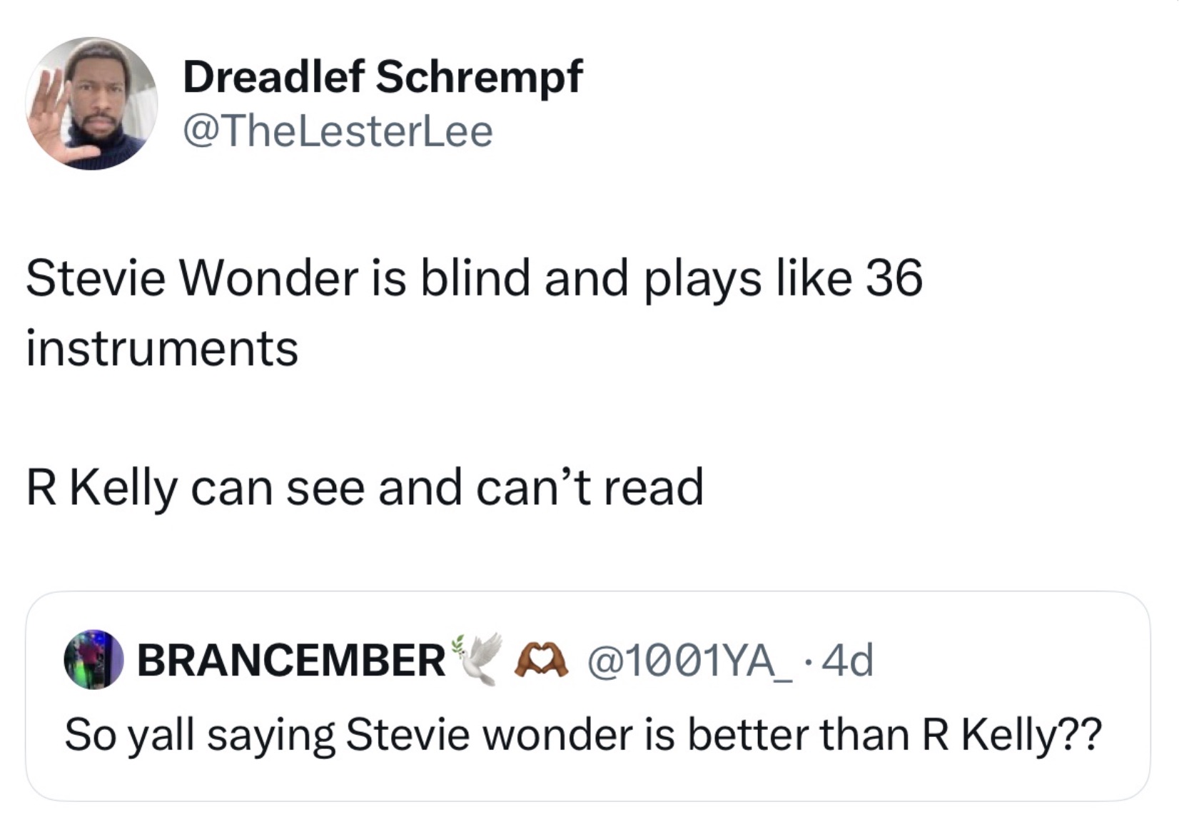 The biggest flaw of Mr. Kelly.